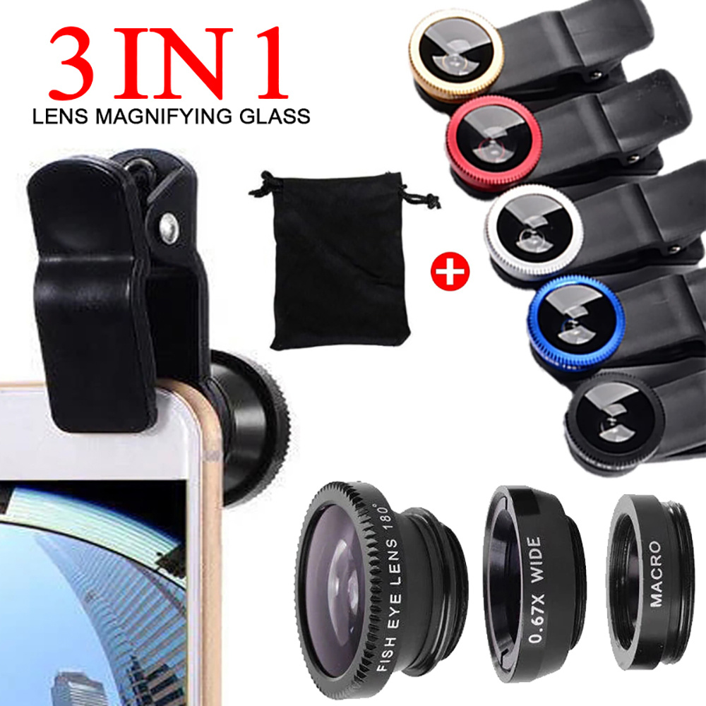 Photography Zooming - Universal 3 in 1 Fish Eye