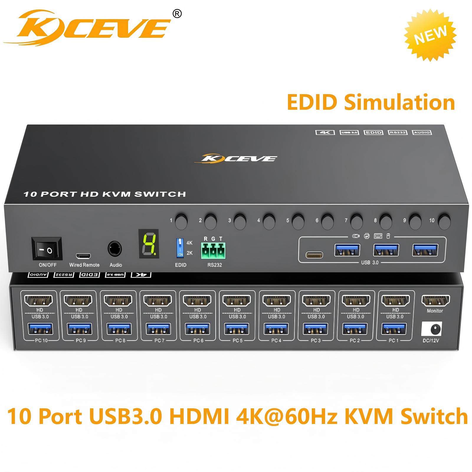 Photography Simulator - 10 Port 8 Port KVM Switch