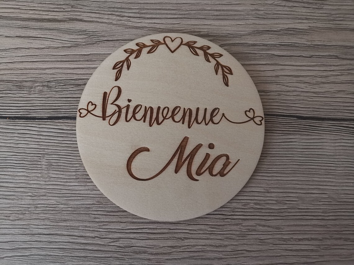 Photography Day - Personalized name baby birth welcome milestone