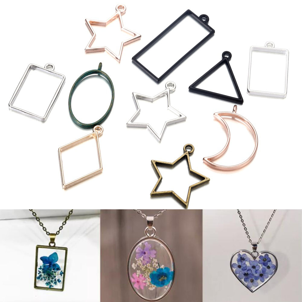 Photography Types - 14Pcs/Lot Mixed Style Geometric Hollow Metal
