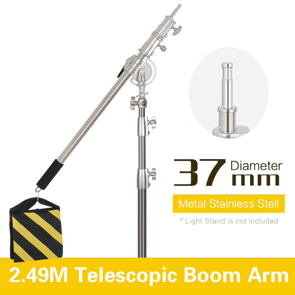 Photography Gear - 2.49M Length Cross Arm Stainless Steel