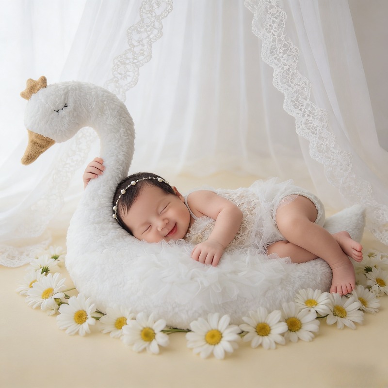 Photography Day - Newborn Photography Prop Swan Lace Outfit