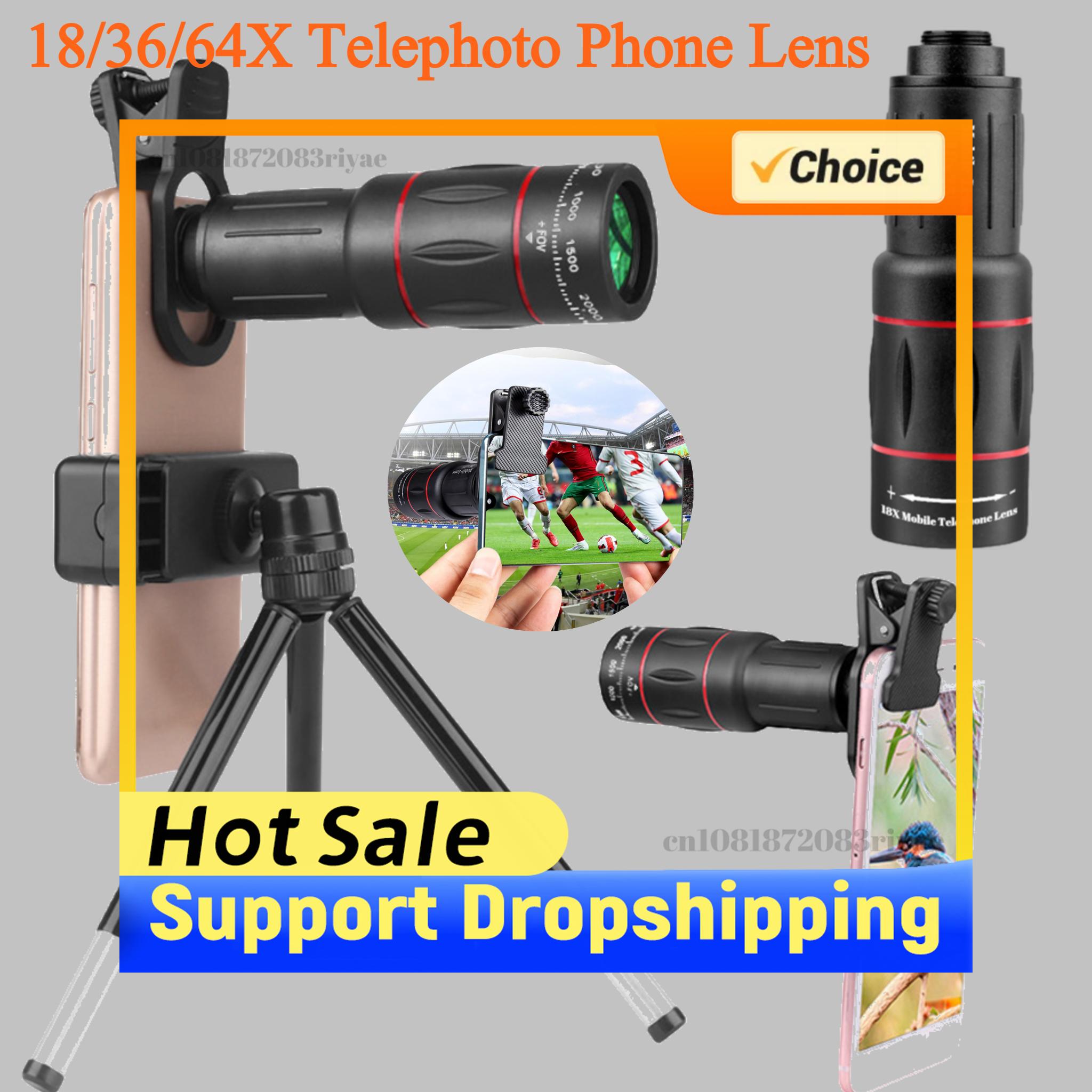 Photography Zooming - 18/36/64X Mobile Phone Camera Lens Set