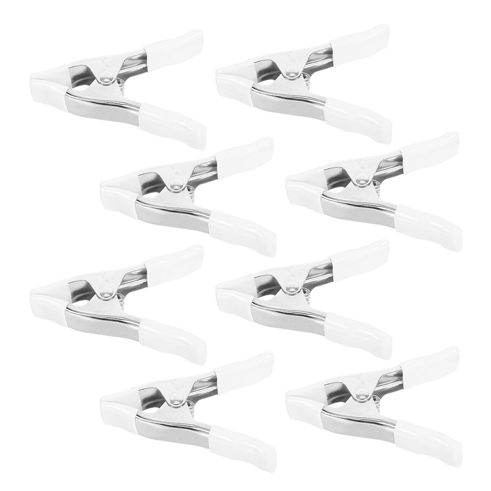 Photography Background - 8Pcs Metal Spring Clips Heavy Duty