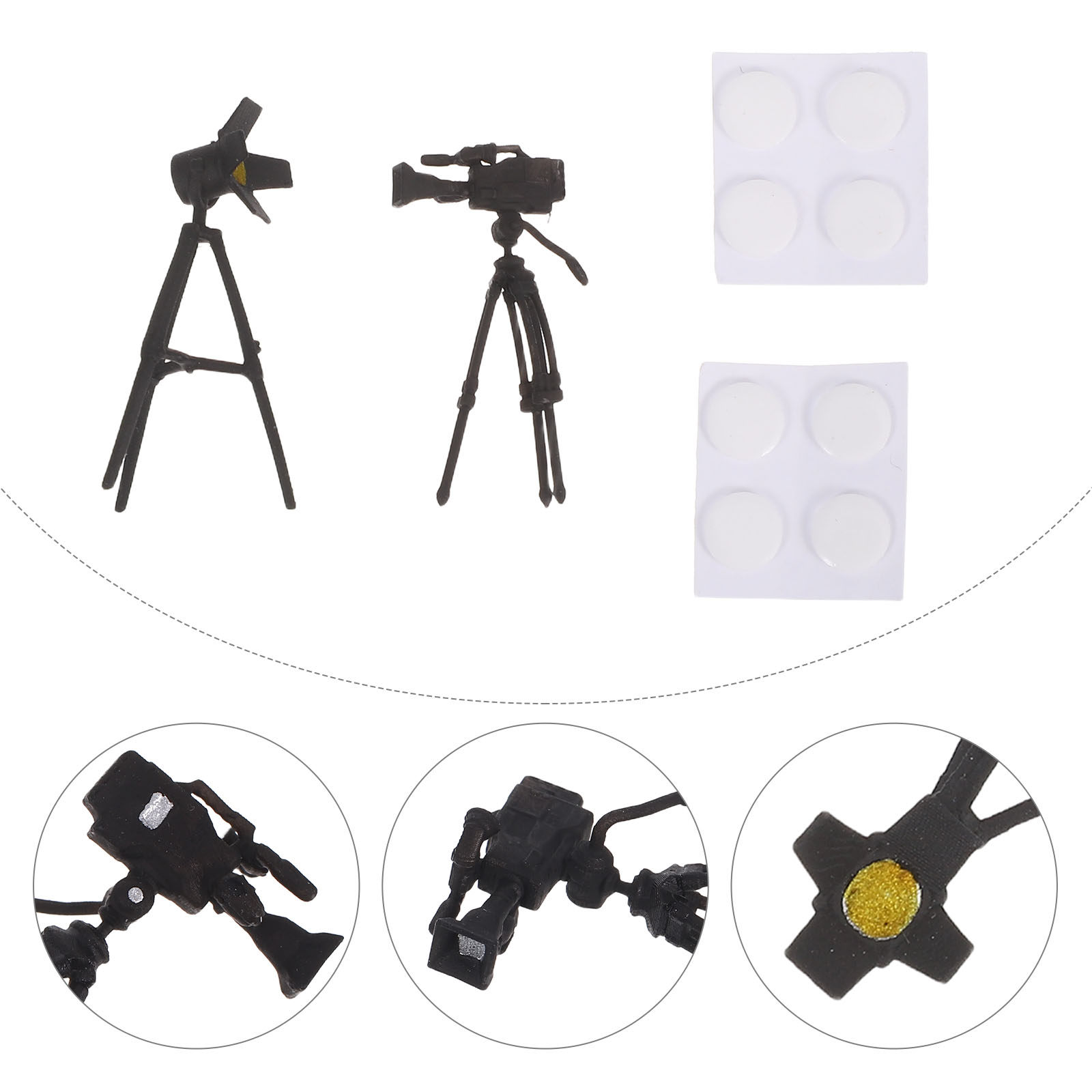 Photography Simulator - 2Pcs Miniature Photography Kit Resin Camera