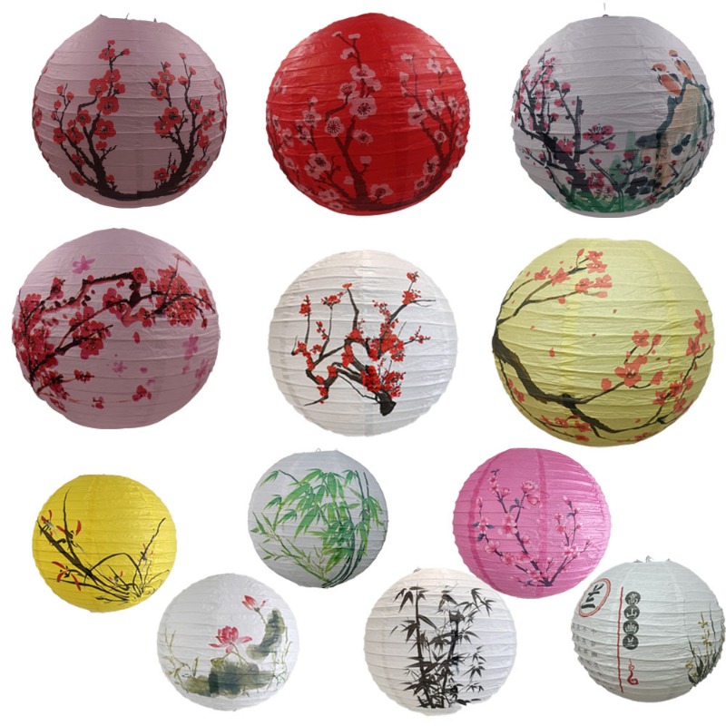 Photography Day - 30cm Printed Paper Chinese Style Lantern