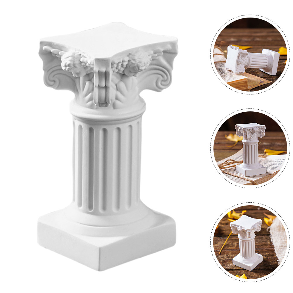Photography Background - 6Pcs Roman Column Candlestick Resin Pillar