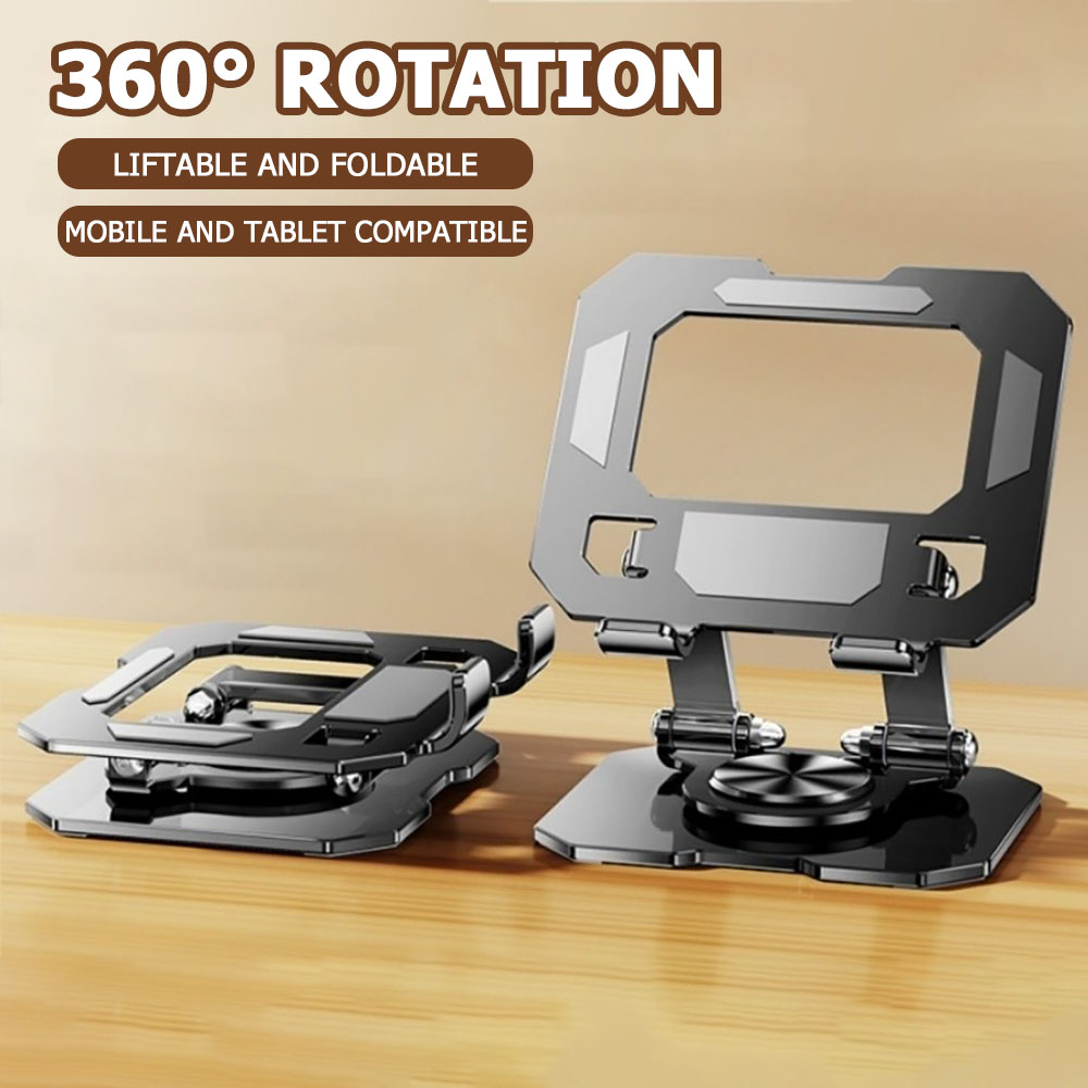 Camera Cage Baseplate - 360 Rotating Tablet Phone Stand Adjustable