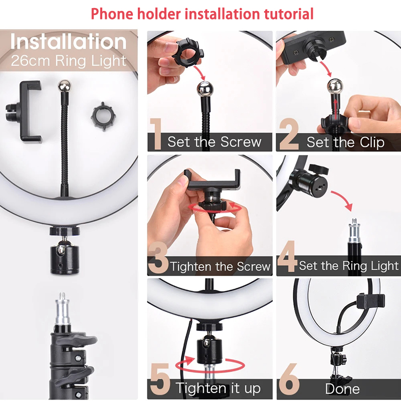 16/26/33cm Selfie Ring Light P - Photography Darkroom recension och pris