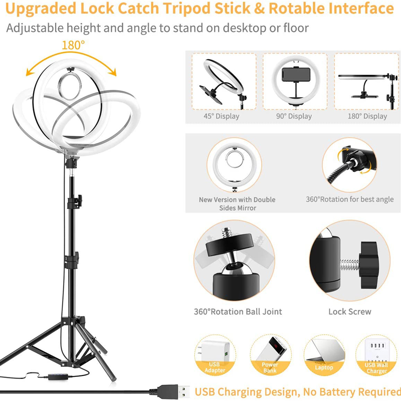 16/26/33cm Selfie Ring Light P - Photography Darkroom recension och pris