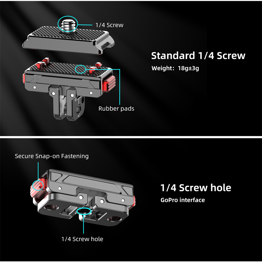 New Magnetic Quick Release Ada - Camera Cage Baseplate recension och pris