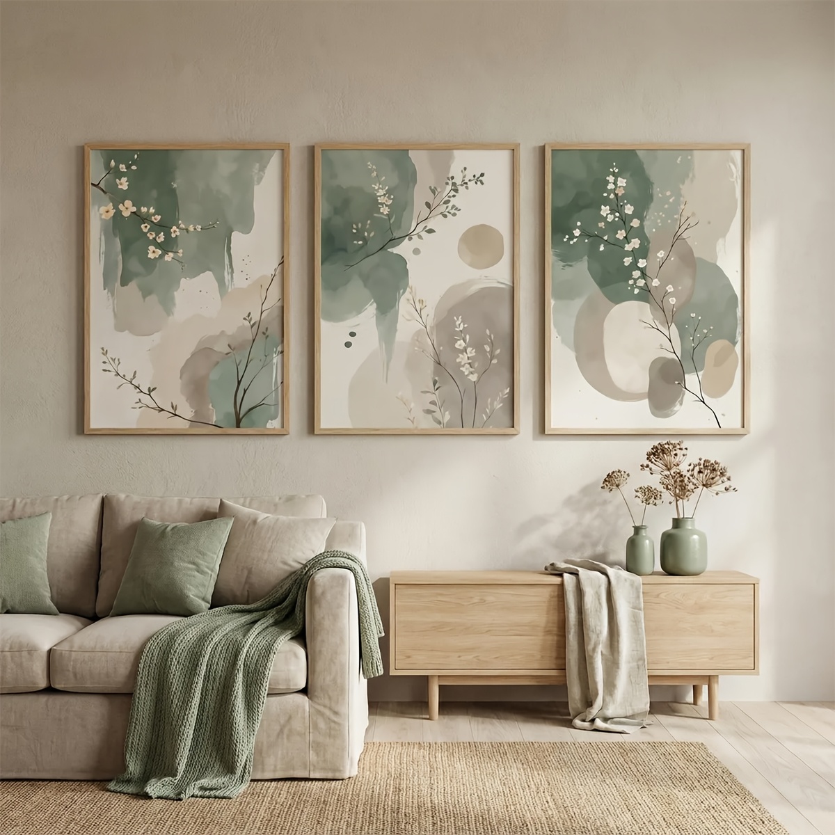 3pcs Japanese-Style Plant Canv - Photography Types recension och pris