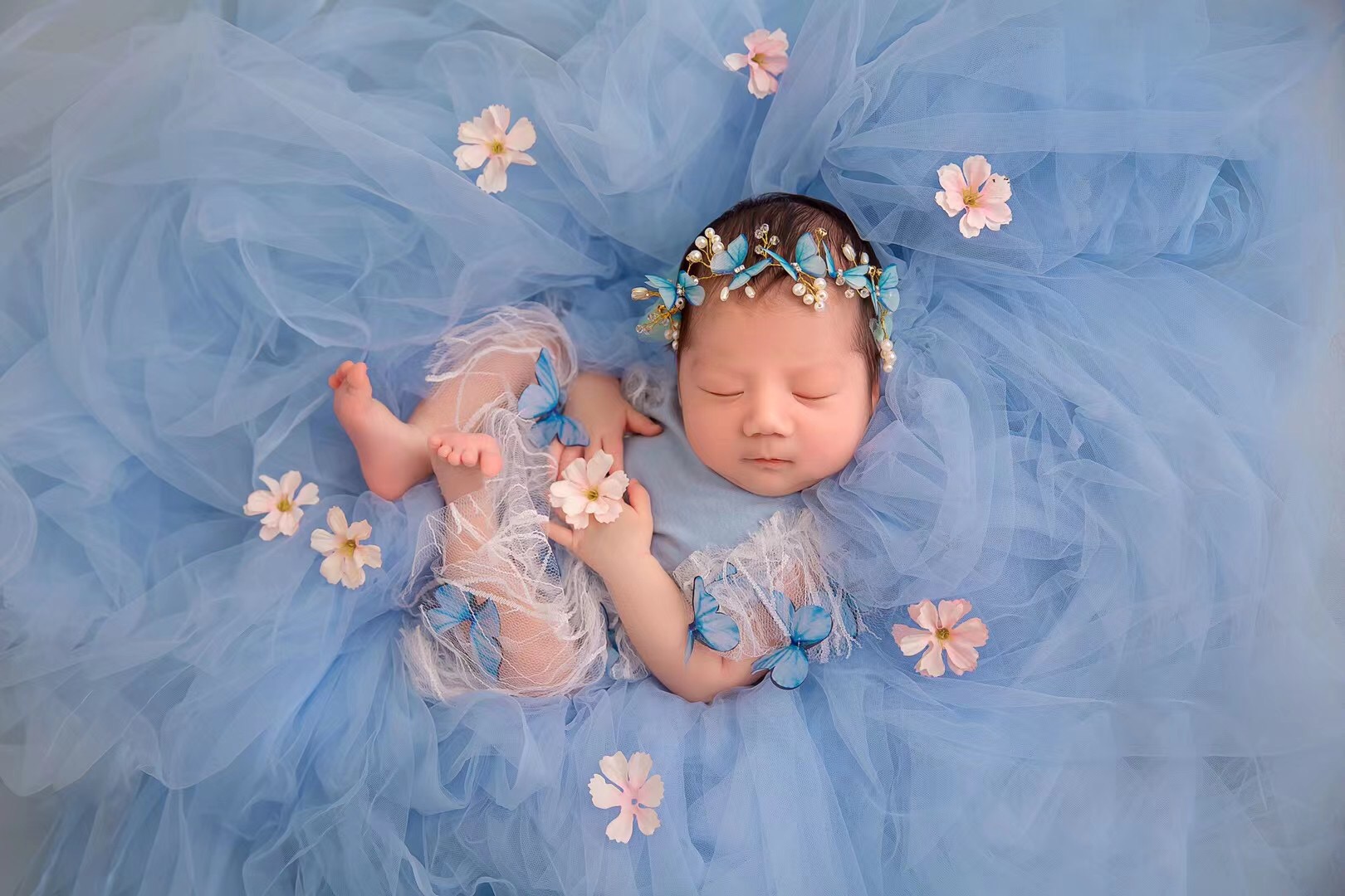 Newborn Photography Props Mesh - Photography Background recension och pris
