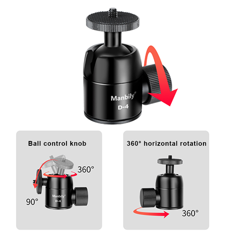Manbily Camera Tripod Head 28m - Fluid Head Tripod recension och pris