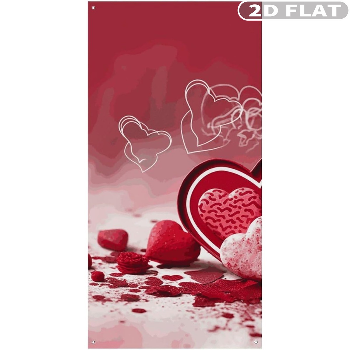 2D FLAT 1pc Valentine Day Hang - Photography Day recension och pris