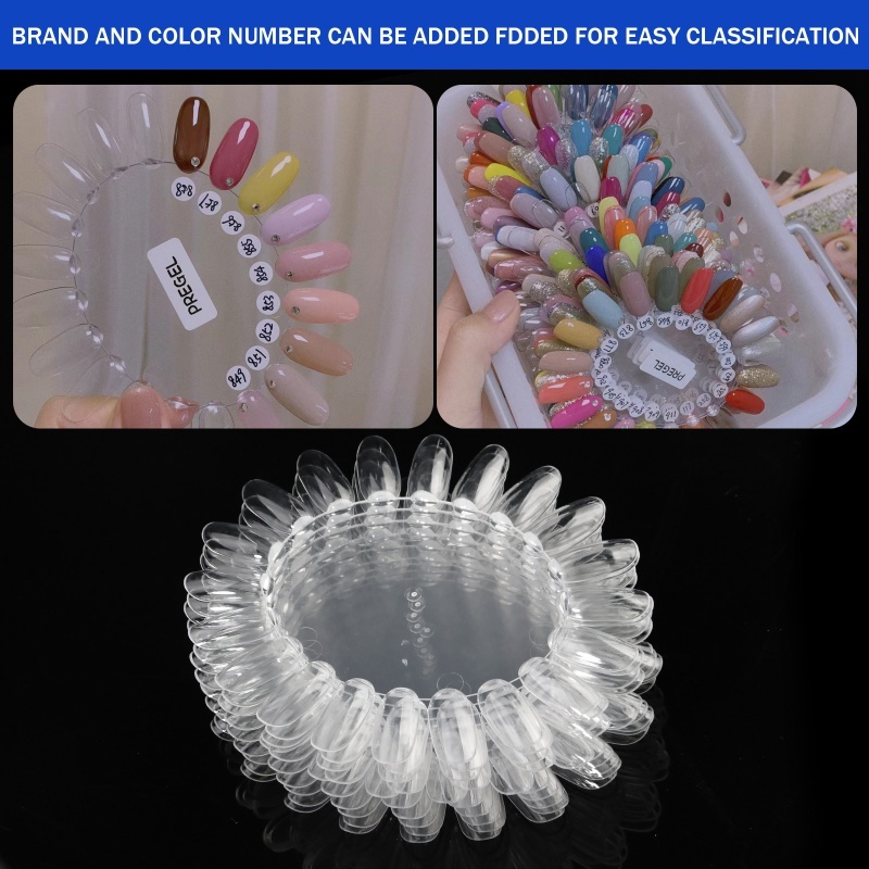 10PCS Oval Nail Color Card Dis - Color Checker Card recension och pris