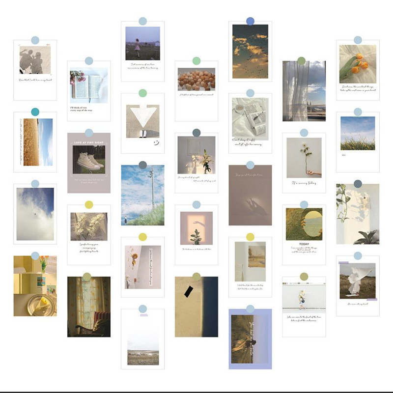 30Pcs Aesthetic INS Living Pos - Photography Background recension och pris