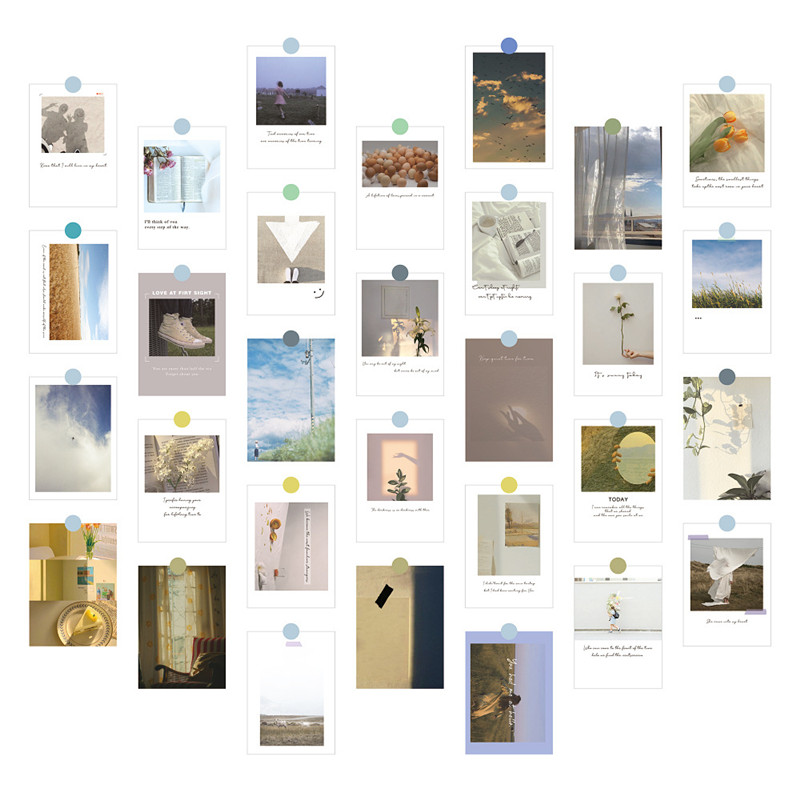 30Pcs Aesthetic INS Living Pos - Photography Background recension och pris