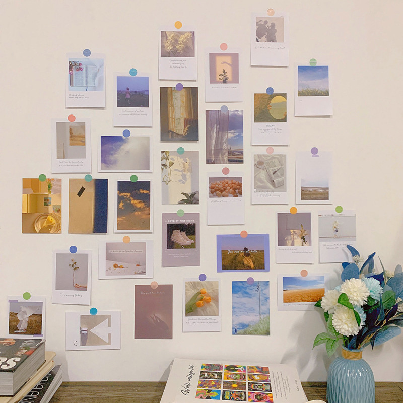 30Pcs Aesthetic INS Living Pos - Photography Background recension och pris