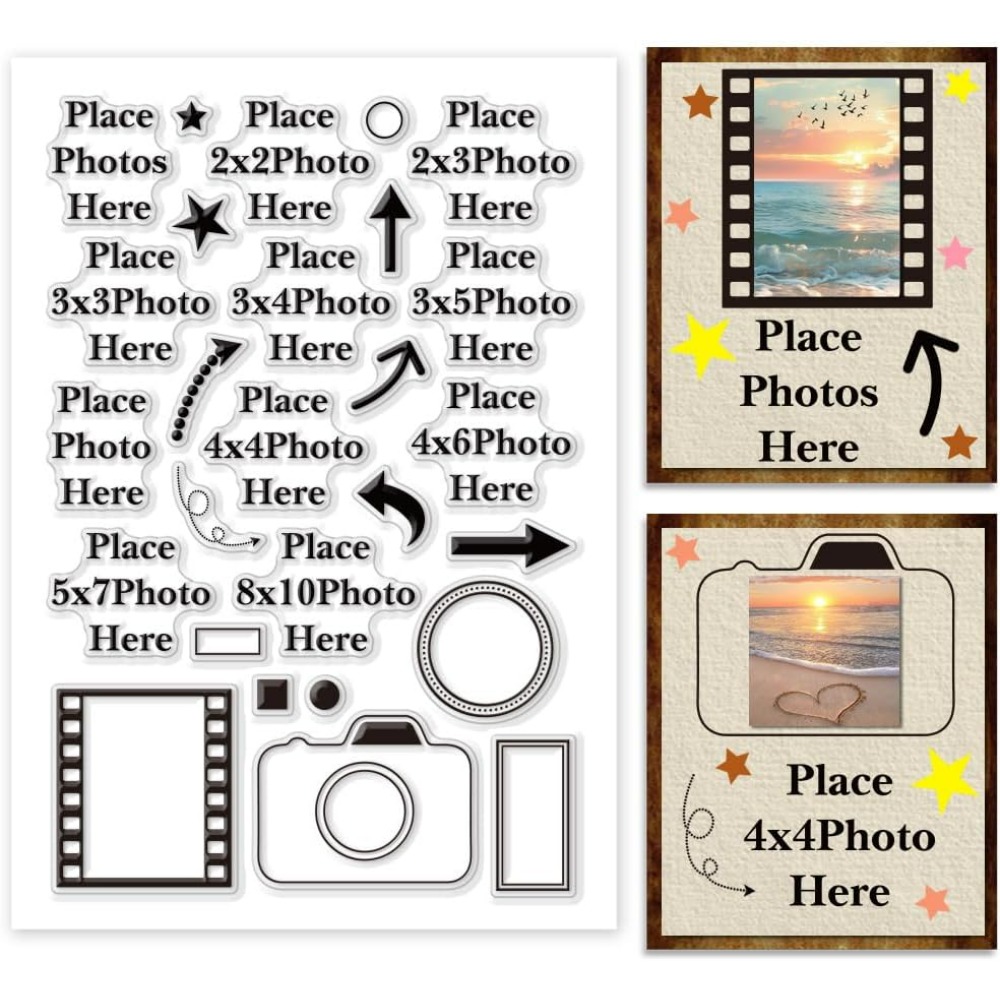 Place Photo Here Clear Stamp A - Photography Types recension och pris