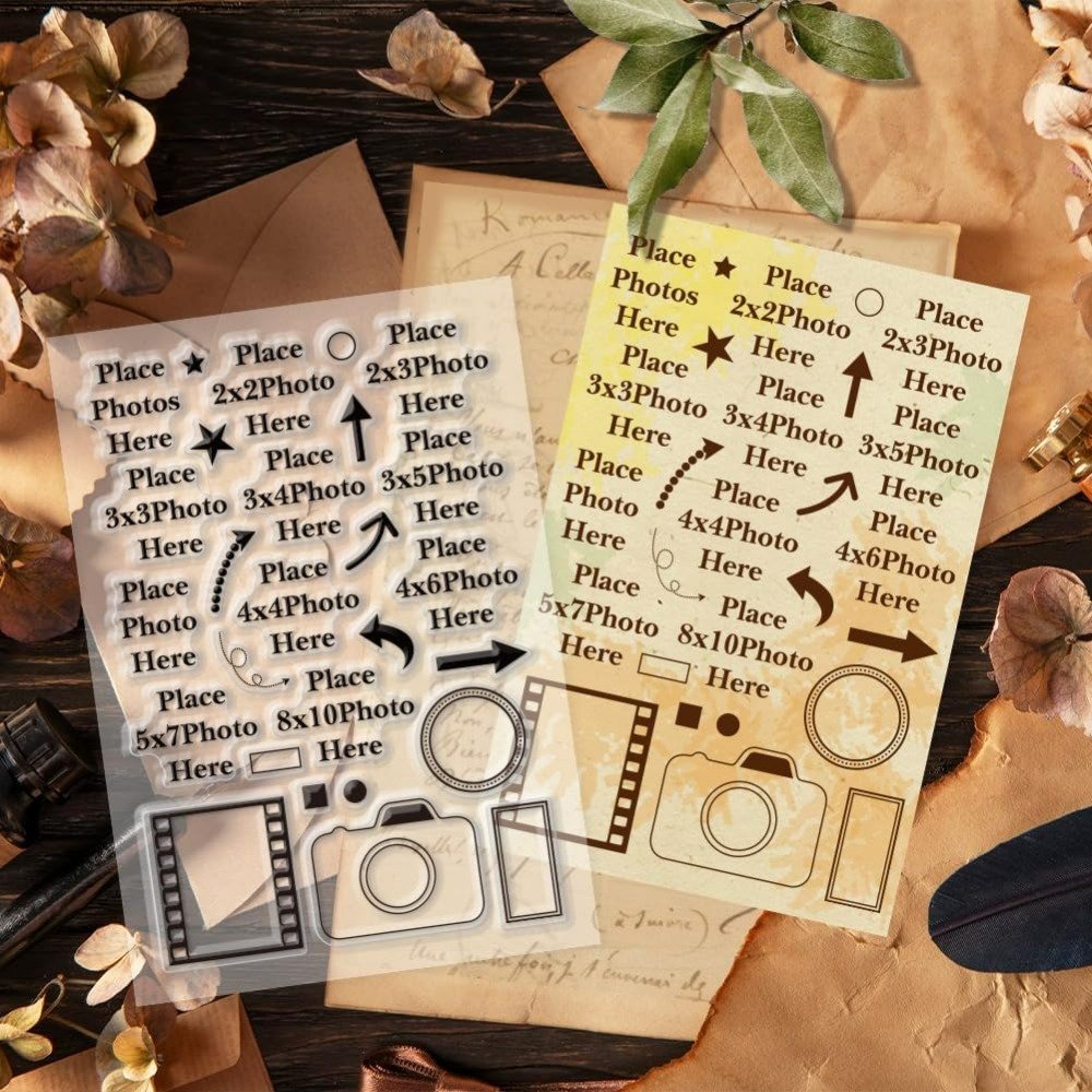 Place Photo Here Clear Stamp A - Photography Types recension och pris