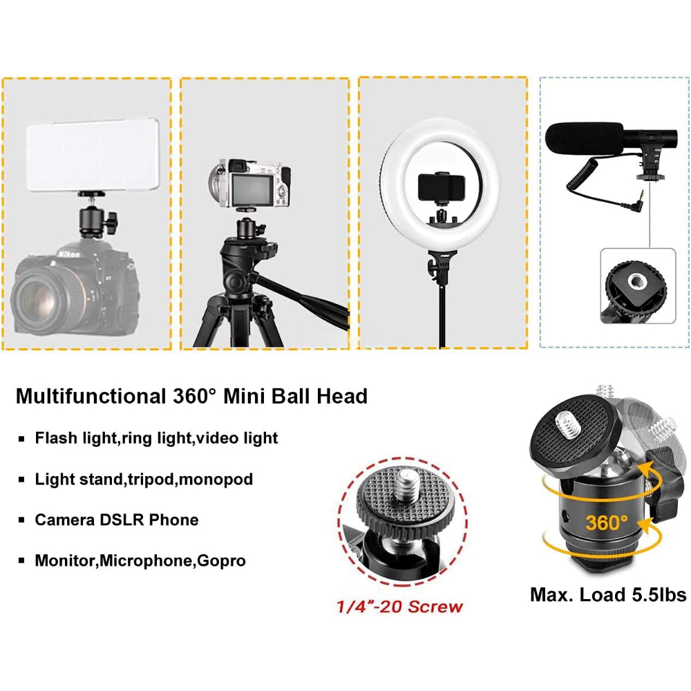 ERIKOLE Super Clamp with 360°  - Fluid Head Tripod recension och pris