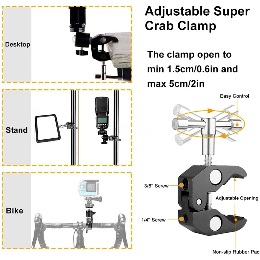 ERIKOLE Super Clamp with 360°  - Fluid Head Tripod recension och pris