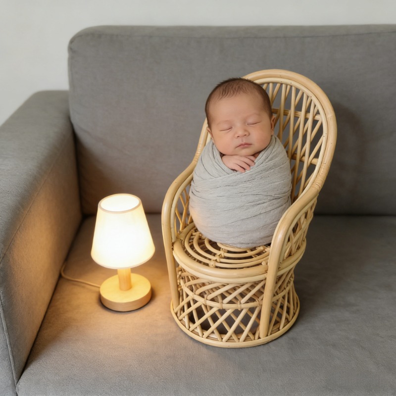 Handmade Vintage Rattan Chair  - Photography Gear recension och pris