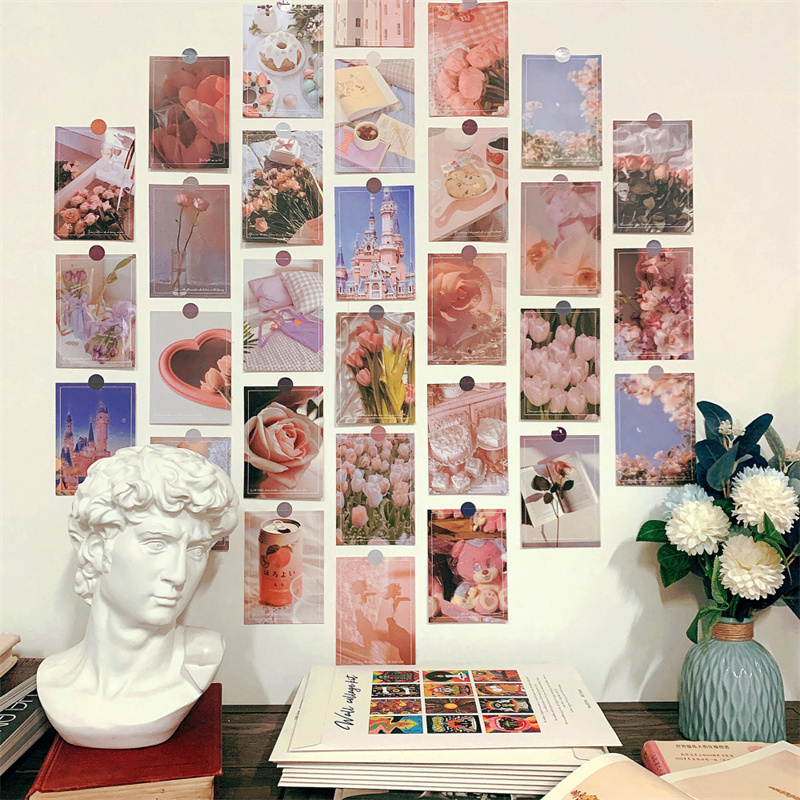 30Pcs Romantic Art Posters Sti - Photography Background recension och pris