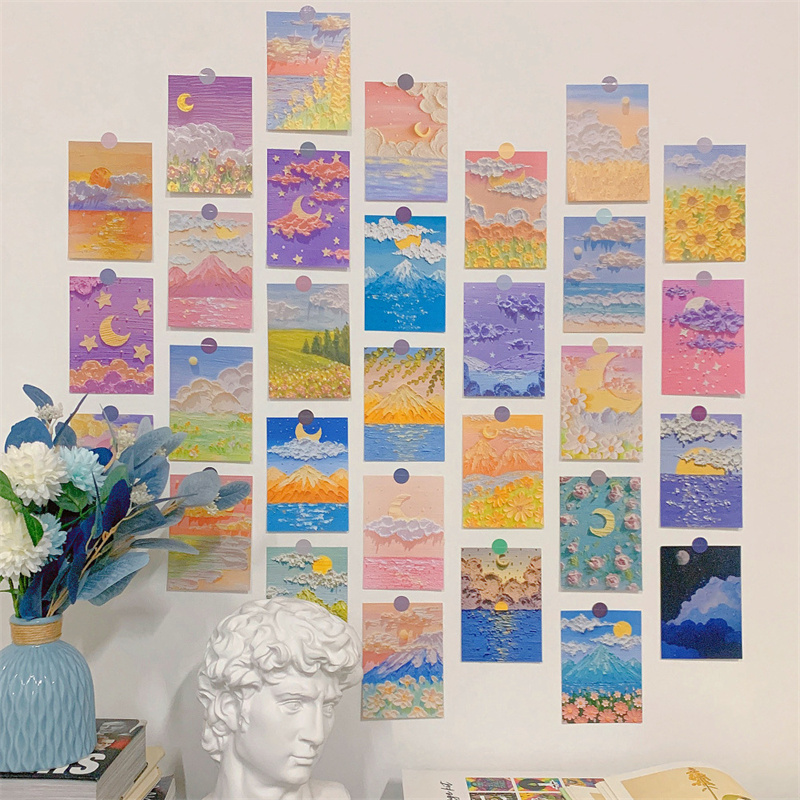 30Pcs Romantic Art Posters Sti - Photography Background recension och pris