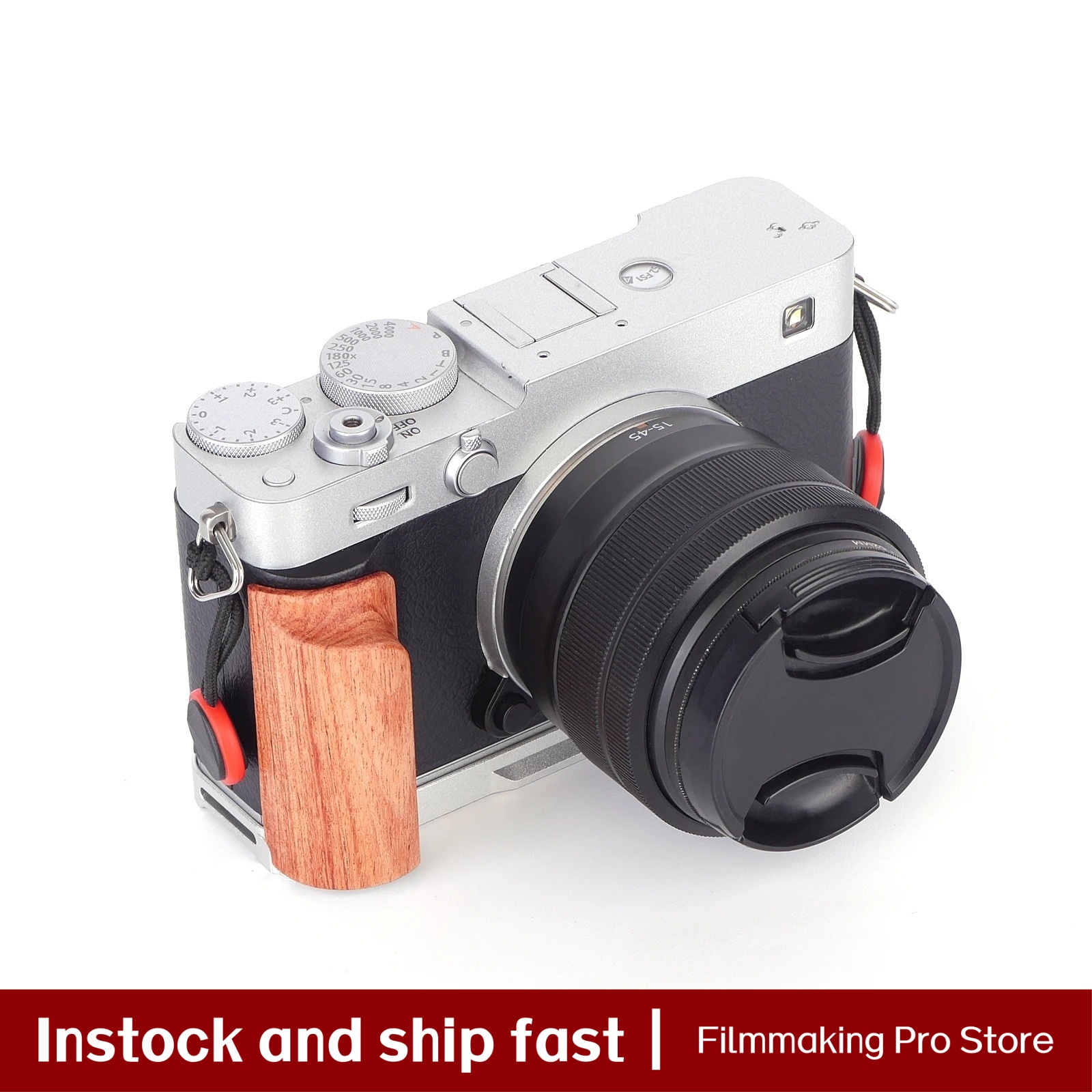 FITTEST Wooden Handgrip for Fu - Camera Cage Baseplate recension och pris