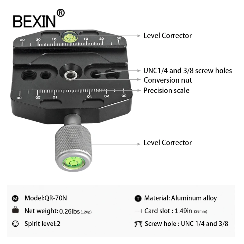 BEXIN QR Series Tripod Ball He - Fluid Head Tripod recension och pris