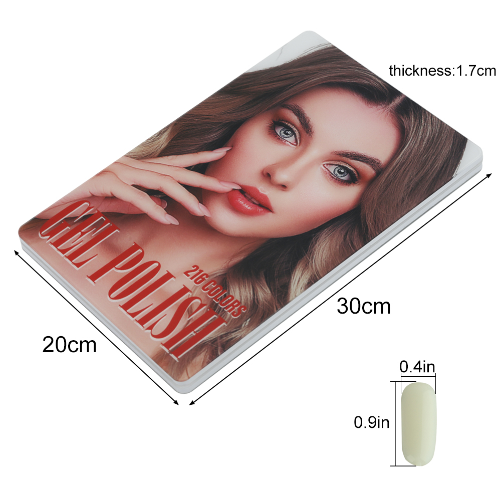 New 216 Acrylic Nail Color Dis - Color Checker Card recension och pris