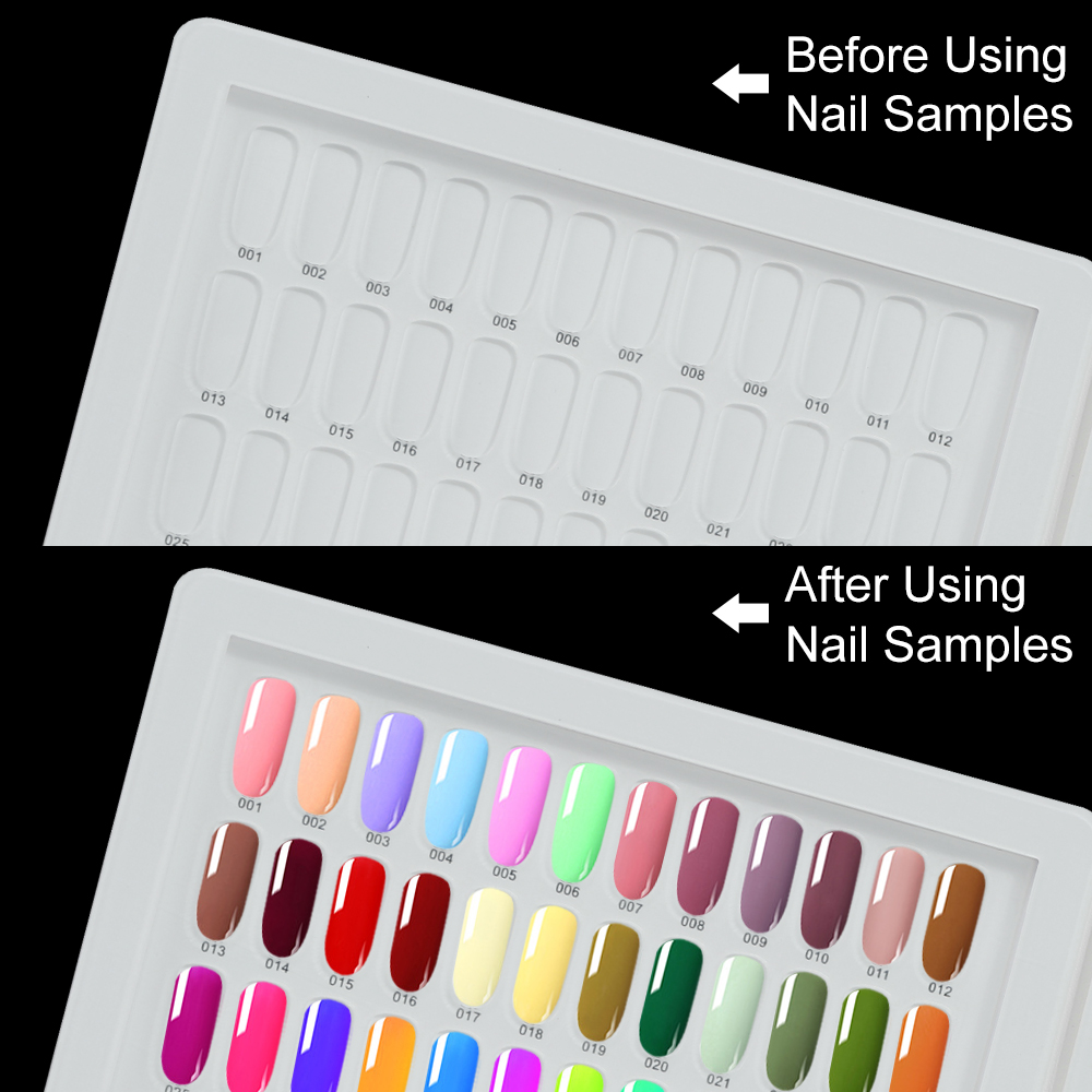 New 216 Acrylic Nail Color Dis - Color Checker Card recension och pris
