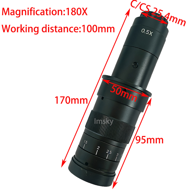 Adjustable 100X 180X 150X 120X - Photography Zooming recension och pris