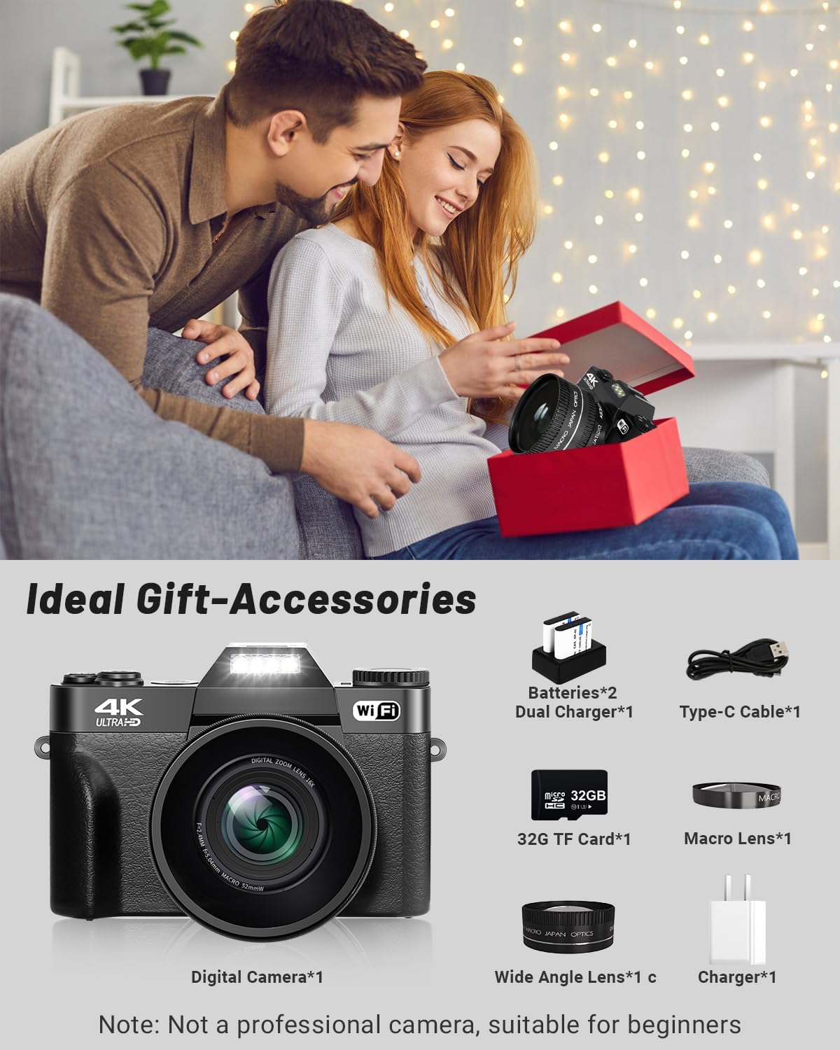 Digital Camera for Vlogging an - Photography Zooming recension och pris