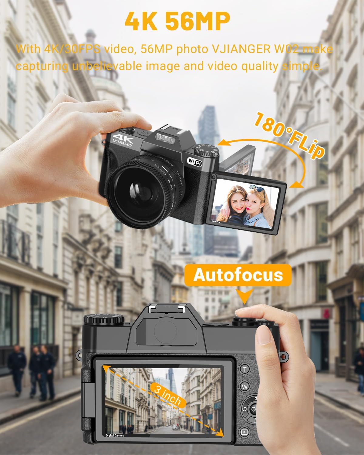 Digital Camera for Vlogging an - Photography Zooming recension och pris