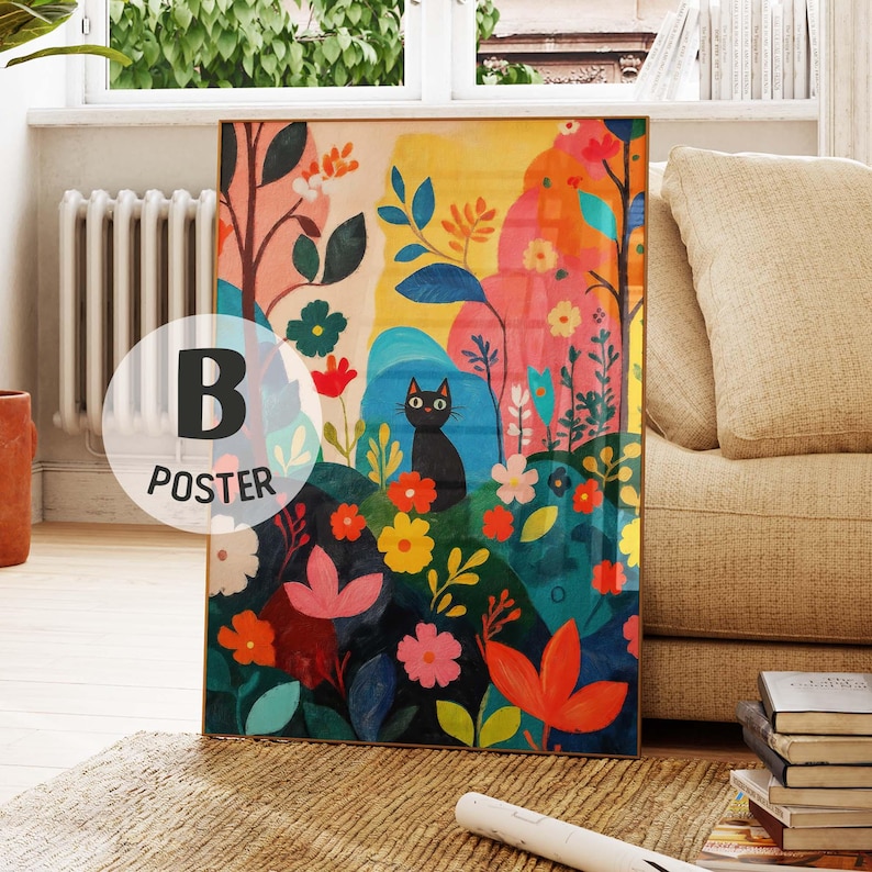 3pcs Modern Garden Black Cat W - Photography Types recension och pris
