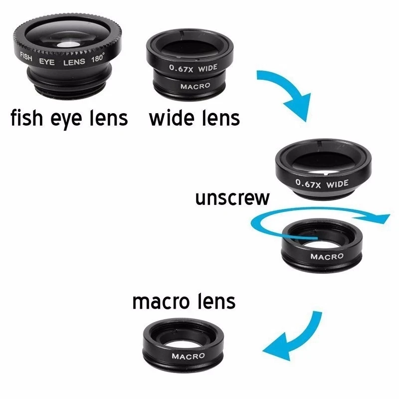 3 In 1 Fisheye Phone Lens 0.67 - Photography Zooming recension och pris