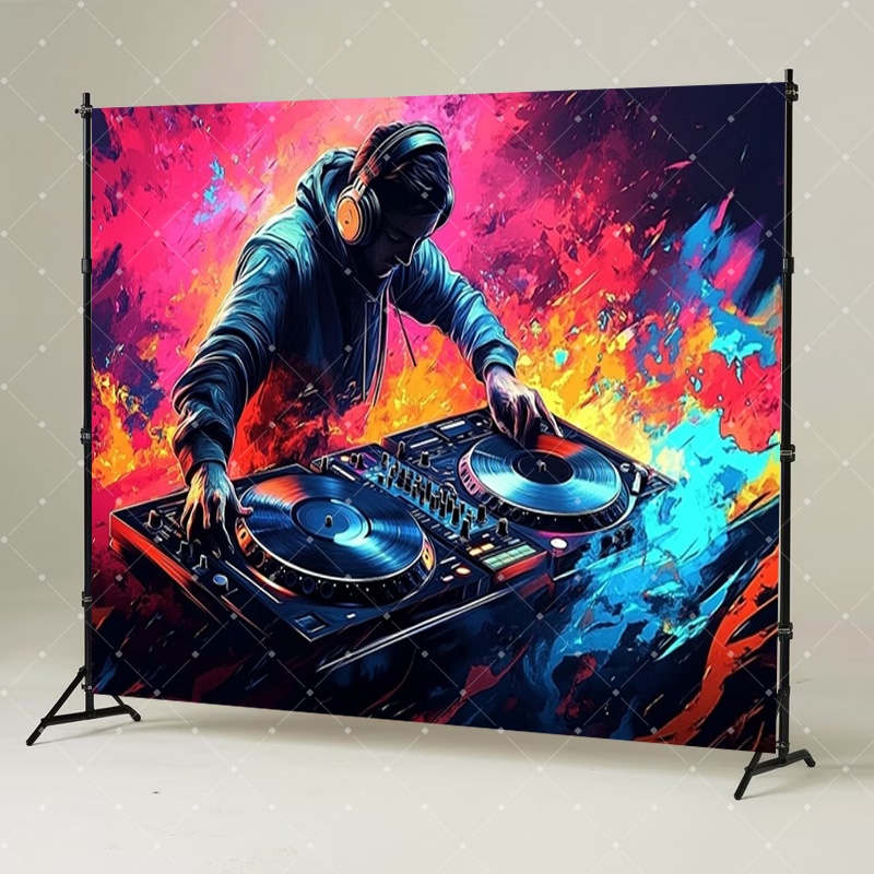 Hip Hop Music DJ Party Decorat - Photography Darkroom recension och pris