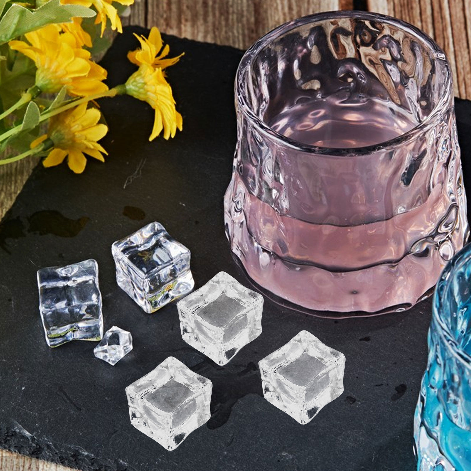 100Pcs Clear Fake Ice Cubes Pl - Photography Simulator recension och pris