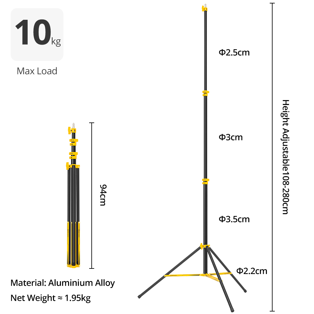 AMBITFUL GM280Y 280cm Professi - Photography Darkroom recension och pris
