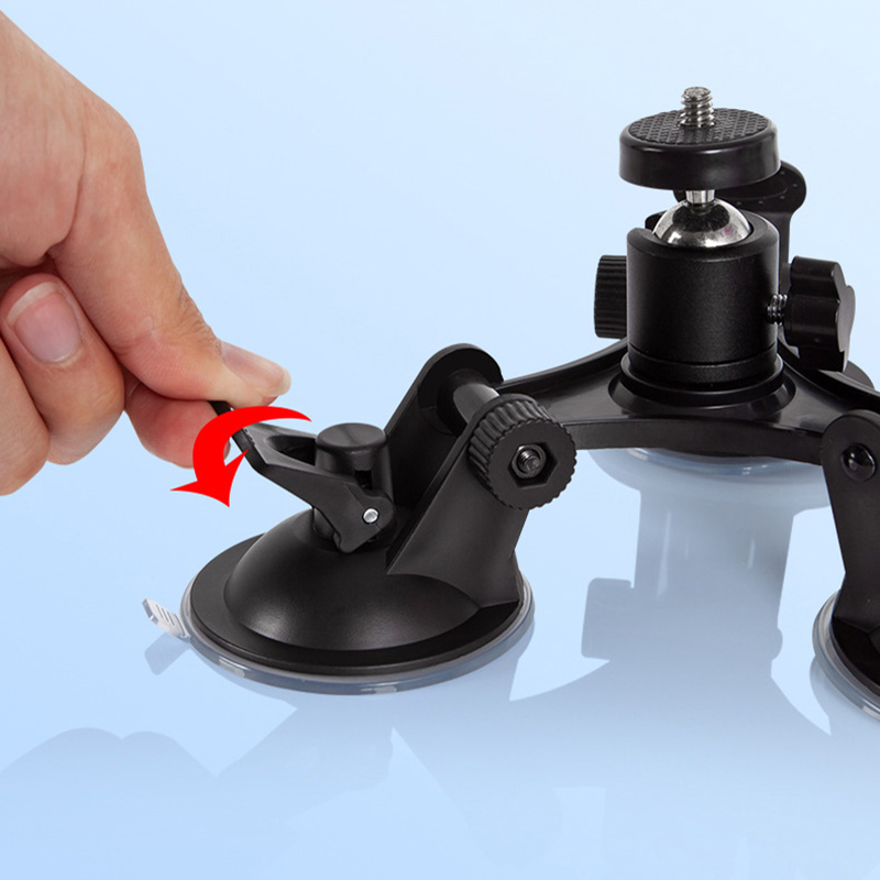 Strong Suction Cup Mount Holde - Fluid Head Tripod recension och pris