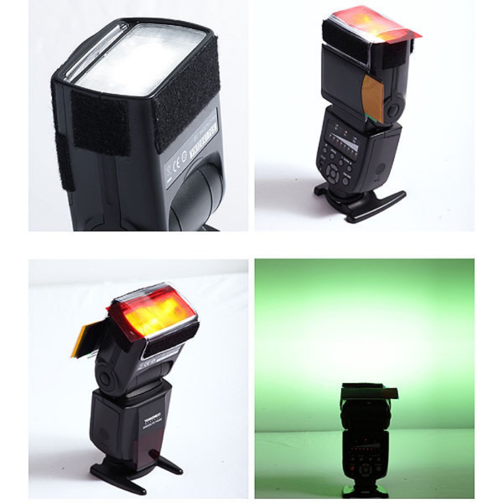 12 Colors Camera Flash Gels Li - Photography Darkroom recension och pris
