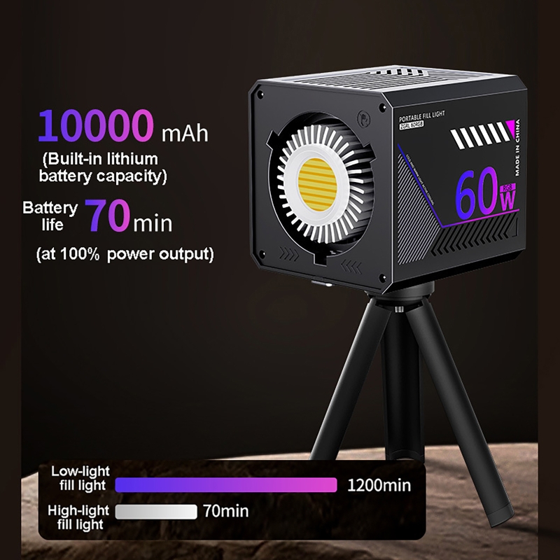 60W RGB Video Light Portable L - Photography Darkroom recension och pris