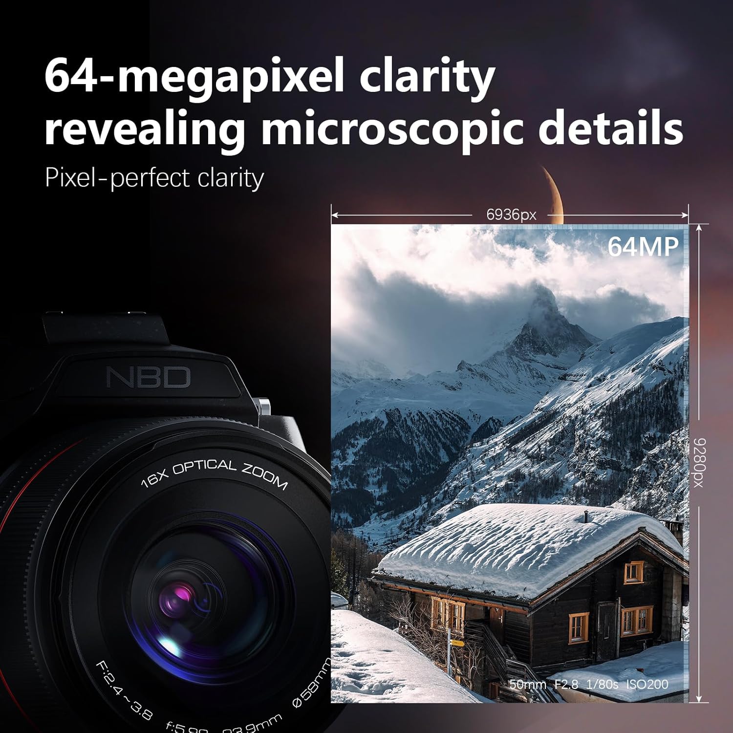 Professional 8K 64MP Photograp - Photography Zooming recension och pris