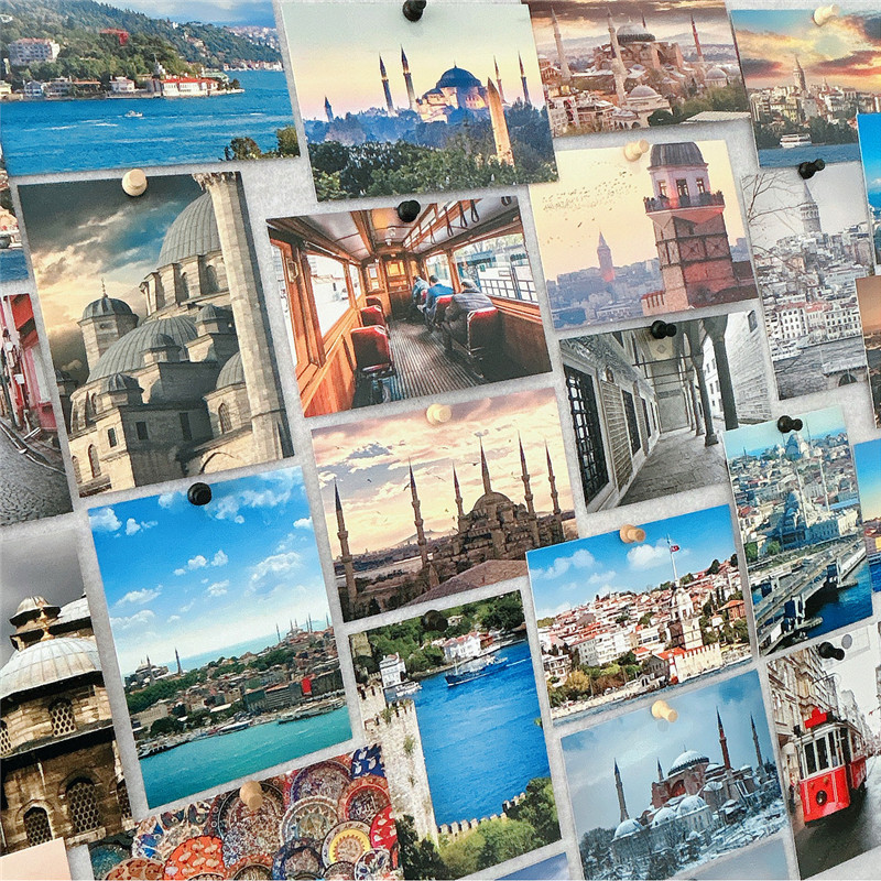 30Pcs 10x14cm Travel Landscape - Photography Background recension och pris
