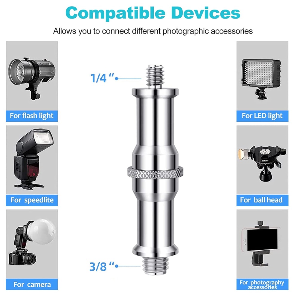 Selens 3 Pcs Standard 3/8 to 1 - Fluid Head Tripod recension och pris