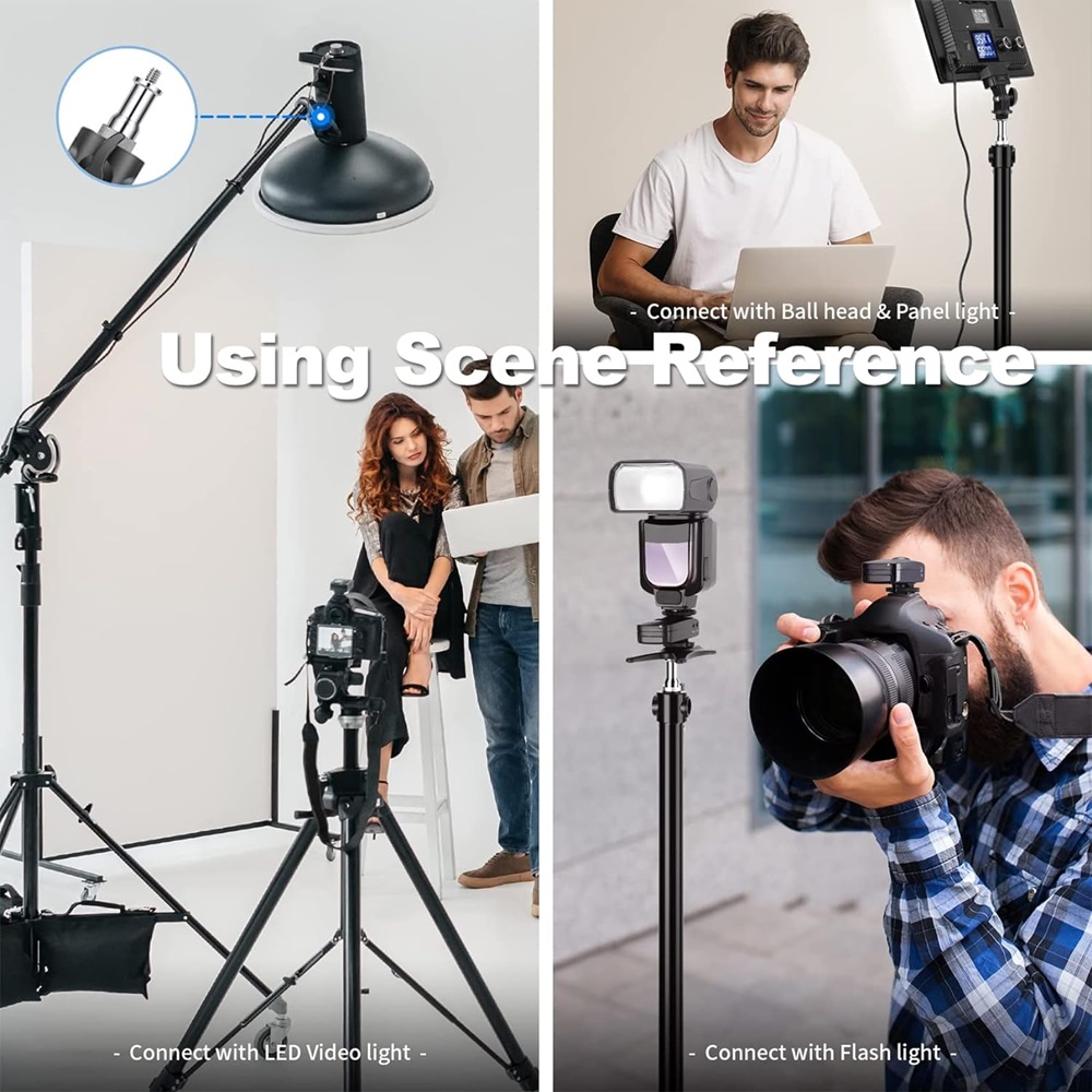 Selens 3 Pcs Standard 3/8 to 1 - Fluid Head Tripod recension och pris
