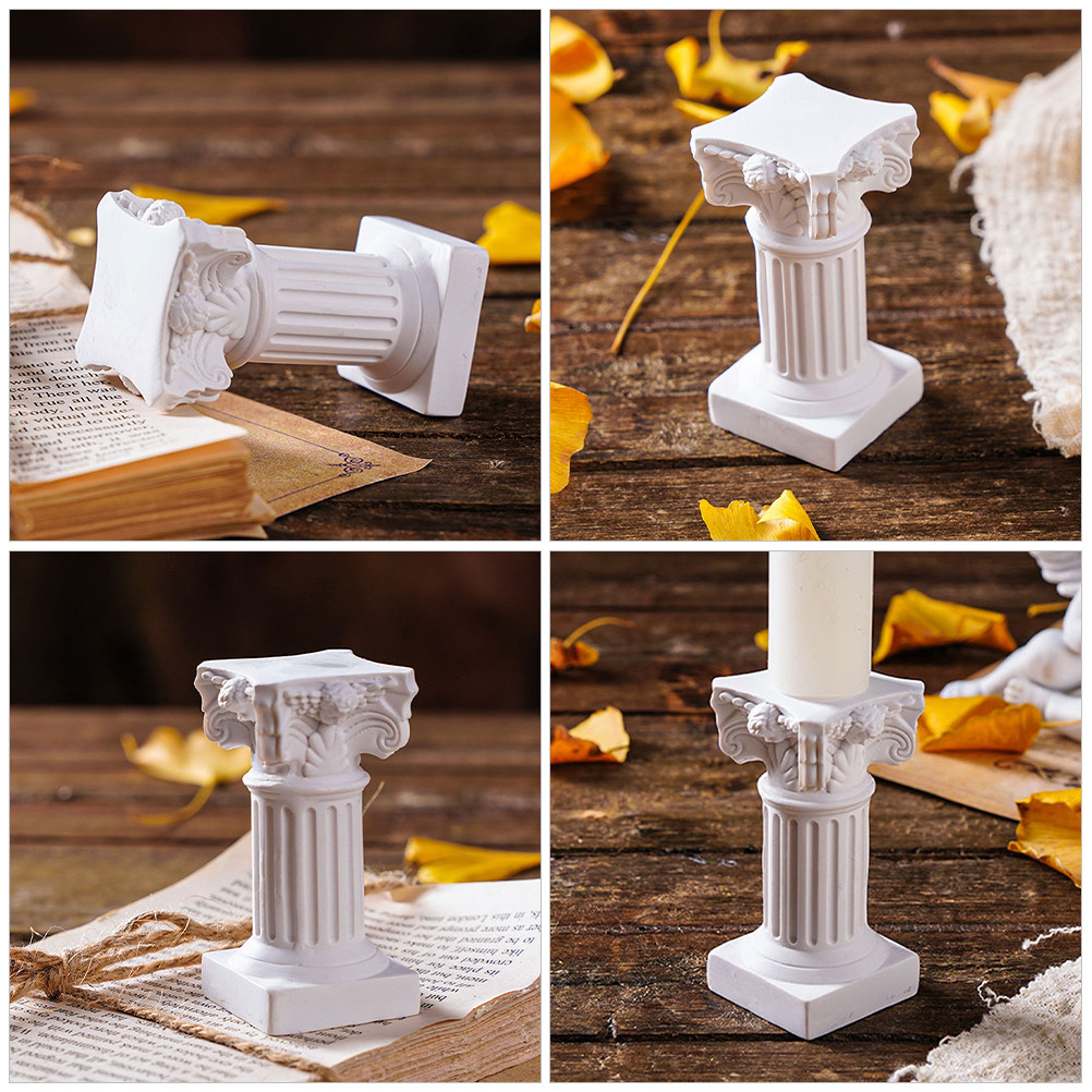 6Pcs Roman Column Candlestick  - Photography Background recension och pris